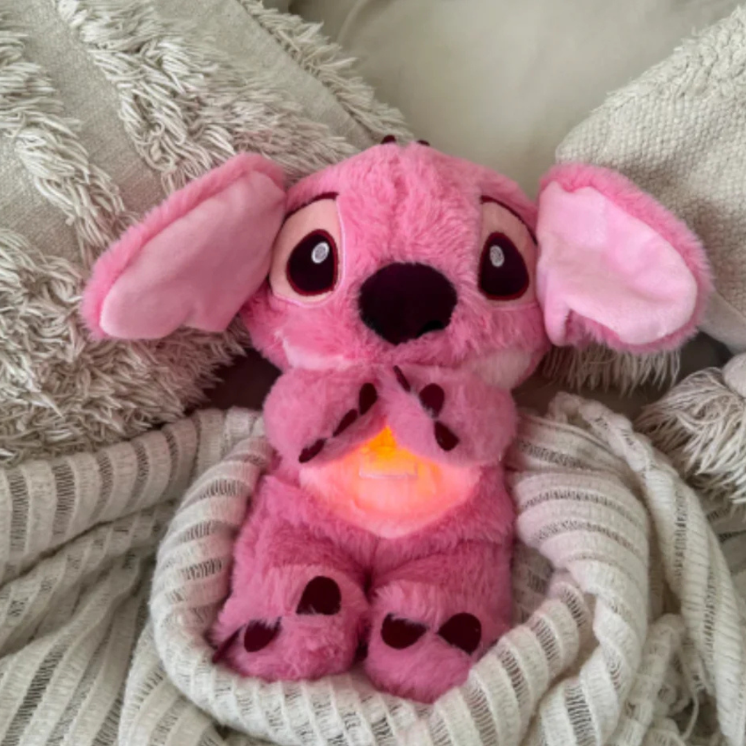Peluche stitch con respiración y luz