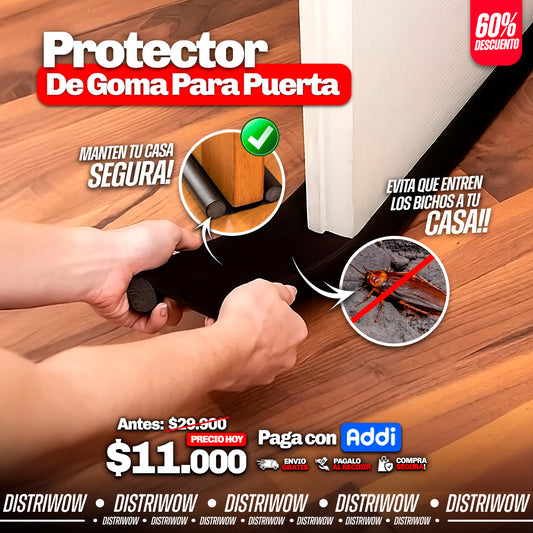 Protector De Goma Para Puerta