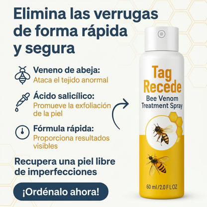 Recupera tu piel en pocos días | Spray Eliminador de Verrugas 🐝