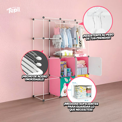 Armario Para Niños 6 Modulos