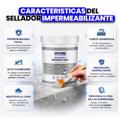 ADIOS FILTRACIÓN | SELLADOR IMPERMEABILIZANTE 2x1 500G 🏠