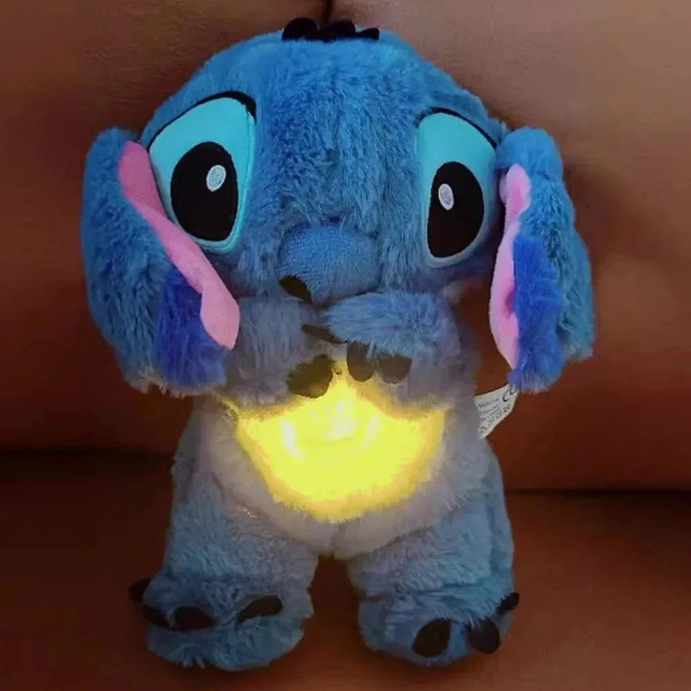 Peluche stitch con respiración y luz