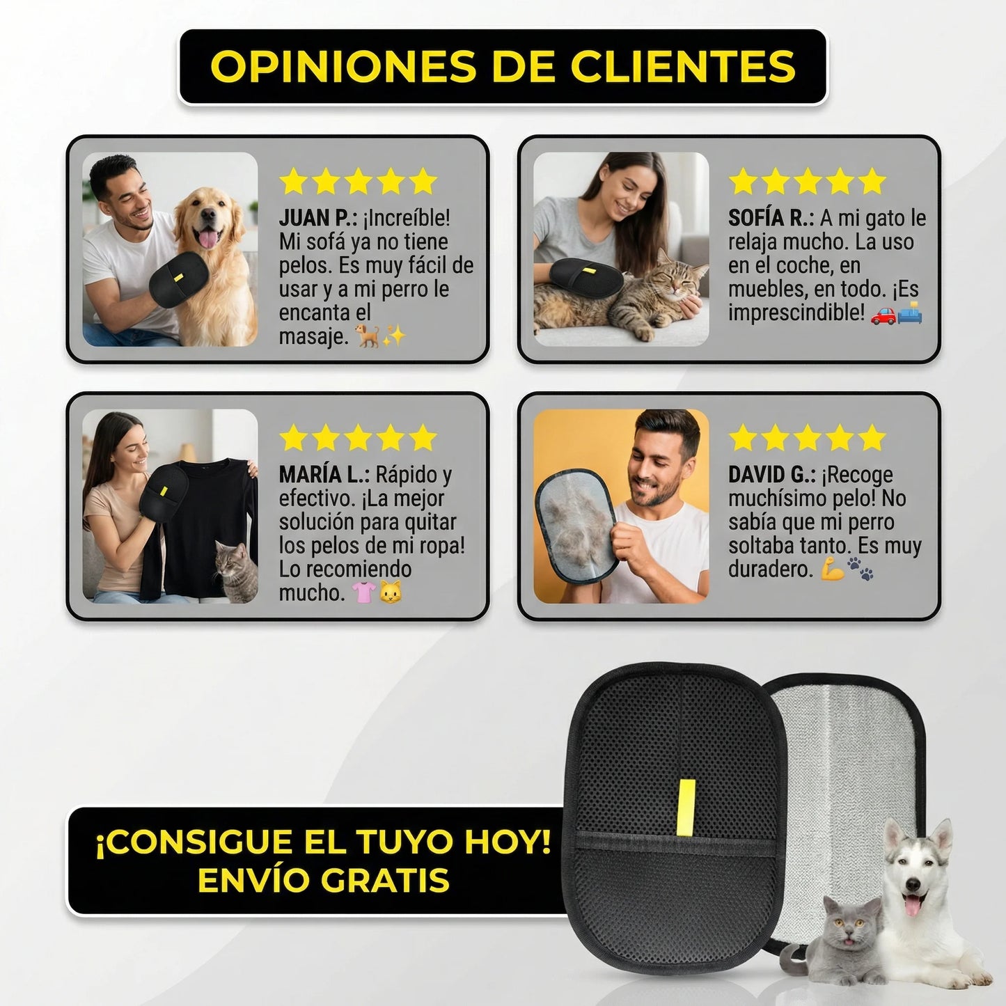 GUANTE PELOCLEAN ✨ | ADIÓS PELOS EN SEGUNDOS